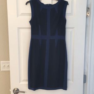 BCBG navy & black dress